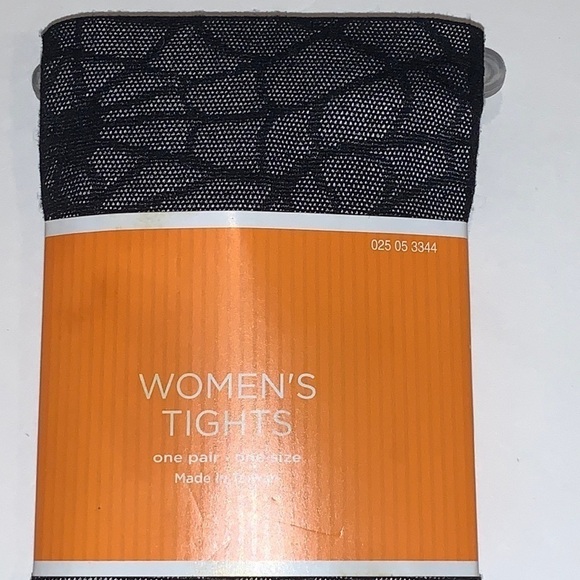 Vintage Spiderweb Tights Black New witchy goth horror vamp punk Halloween - Picture 1 of 7